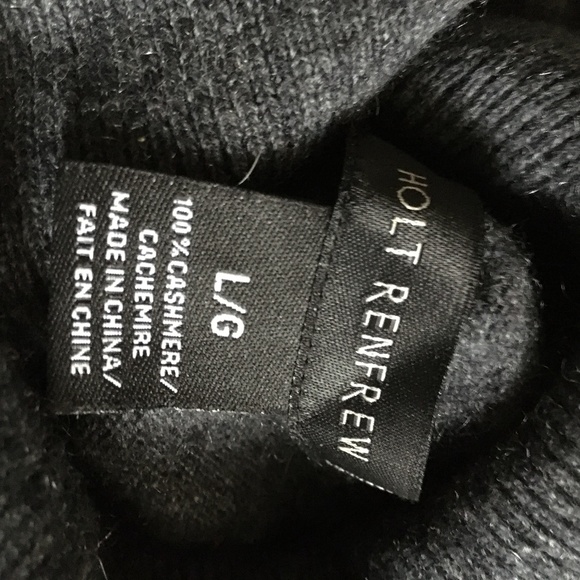 Classic Dark Grey Turtleneck Sweater - Size L - Picture 2 of 5